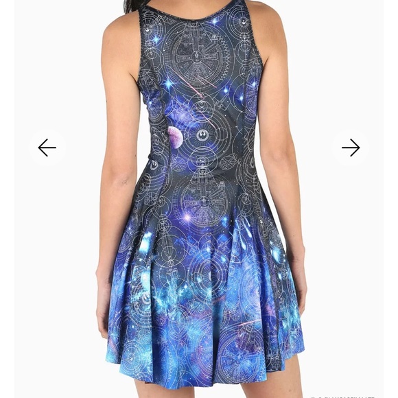 RARE Black Milk REBEL ALLIANCE VS GALACTIC EMPIRE INSIDE OUT DRESS size Large - Picture 4 of 13